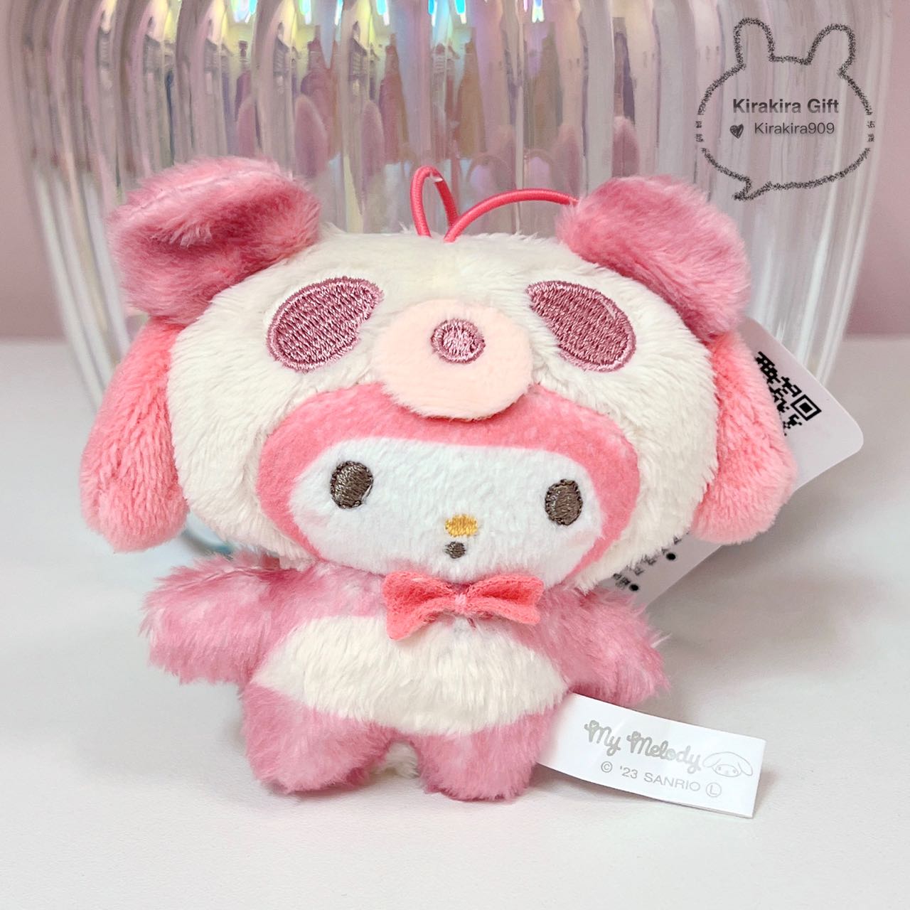 My Melody Panda Hood plush charm