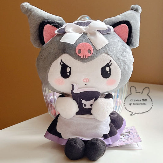 Kuromi Cat Maid with Menu plush doll