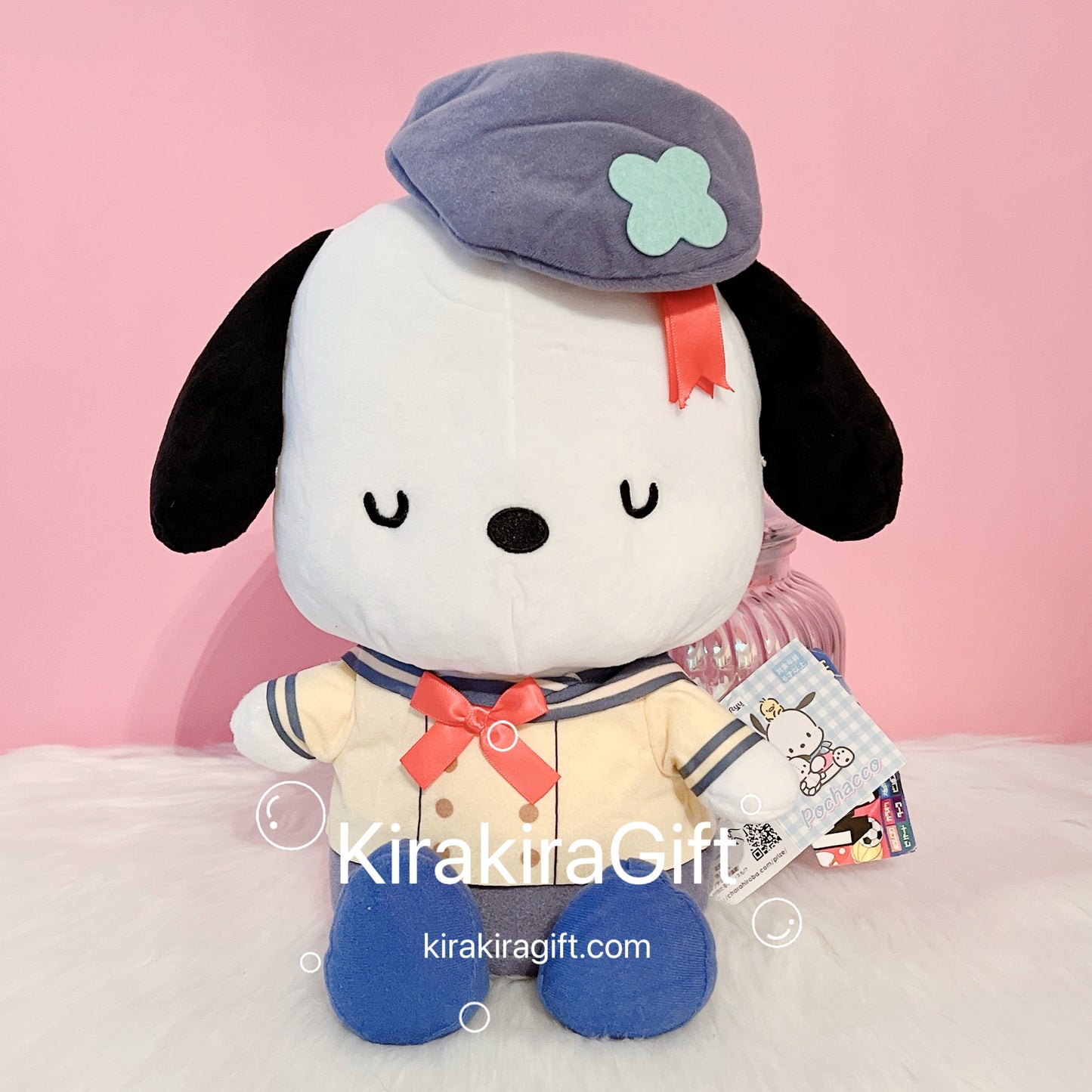 Pochacco Navy Uniform Plush Doll