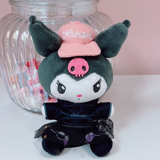 Kuromi Pink Hat Star Dress plush charm