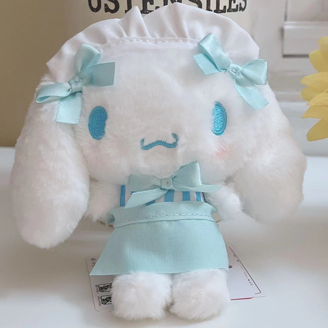 Cinnamoroll Striped Maid plush charm