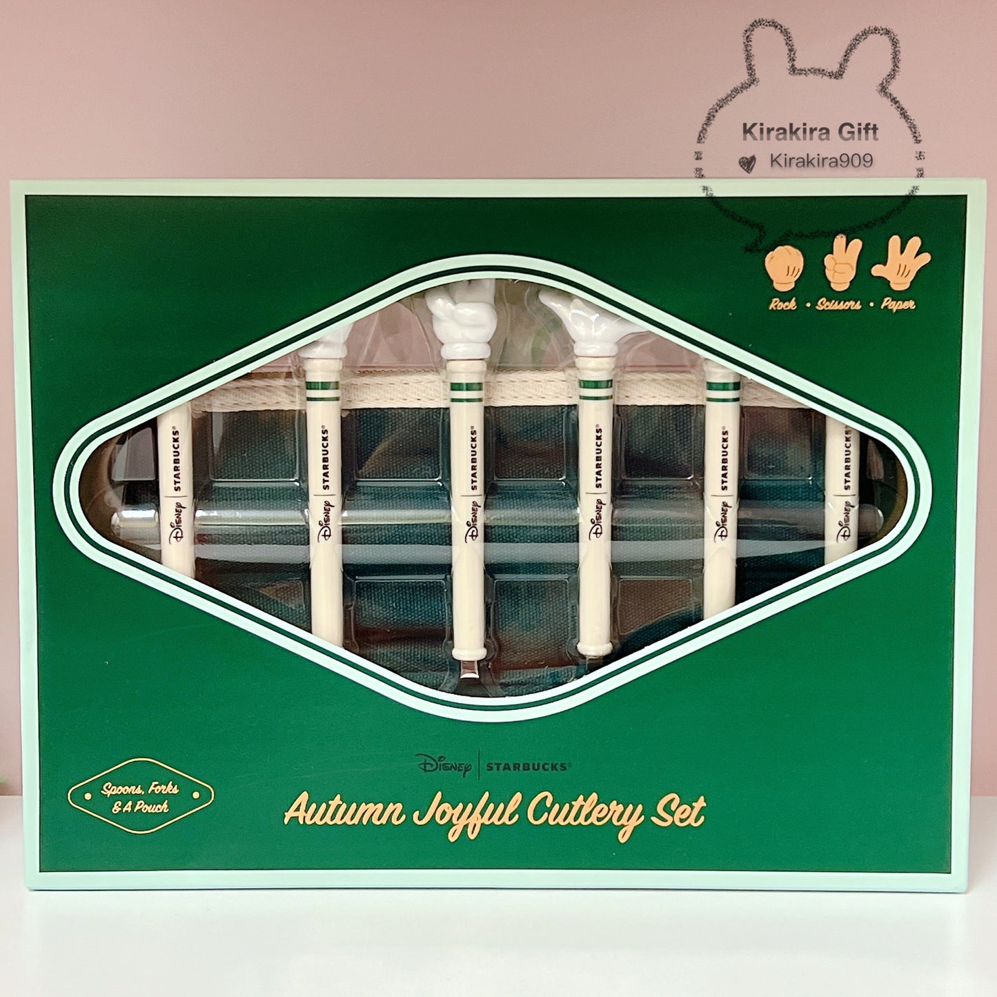 Korea Starbucks Micky Mouse Cutting Set