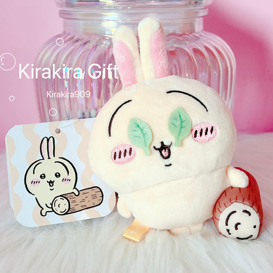 Usagi Leaf Eye Mask Plush Charm