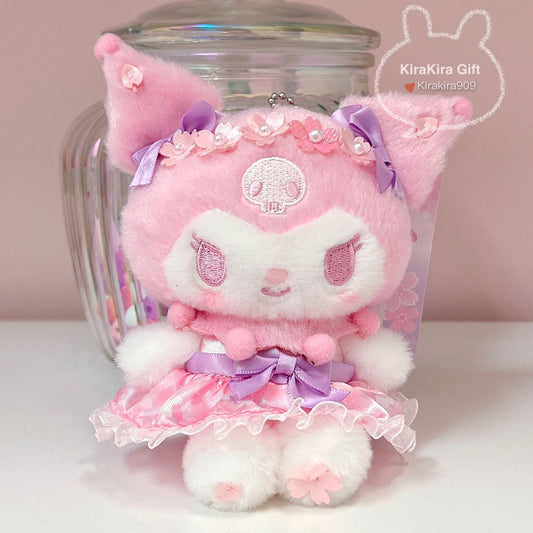 Kuromi Sakura plush charm