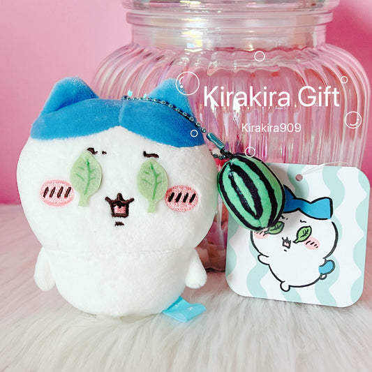 Hachiware Watermelon Plush Charm