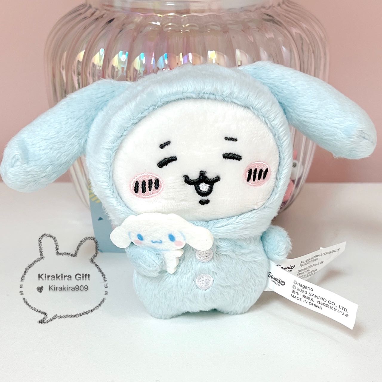 Chiikawa Cinnamoroll Plush Charm