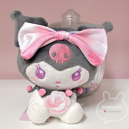 Kuromi Pink Purple Eyes plush doll
