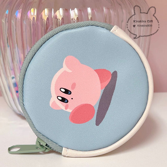 Kirby Color Coin Pouch Blue Gray