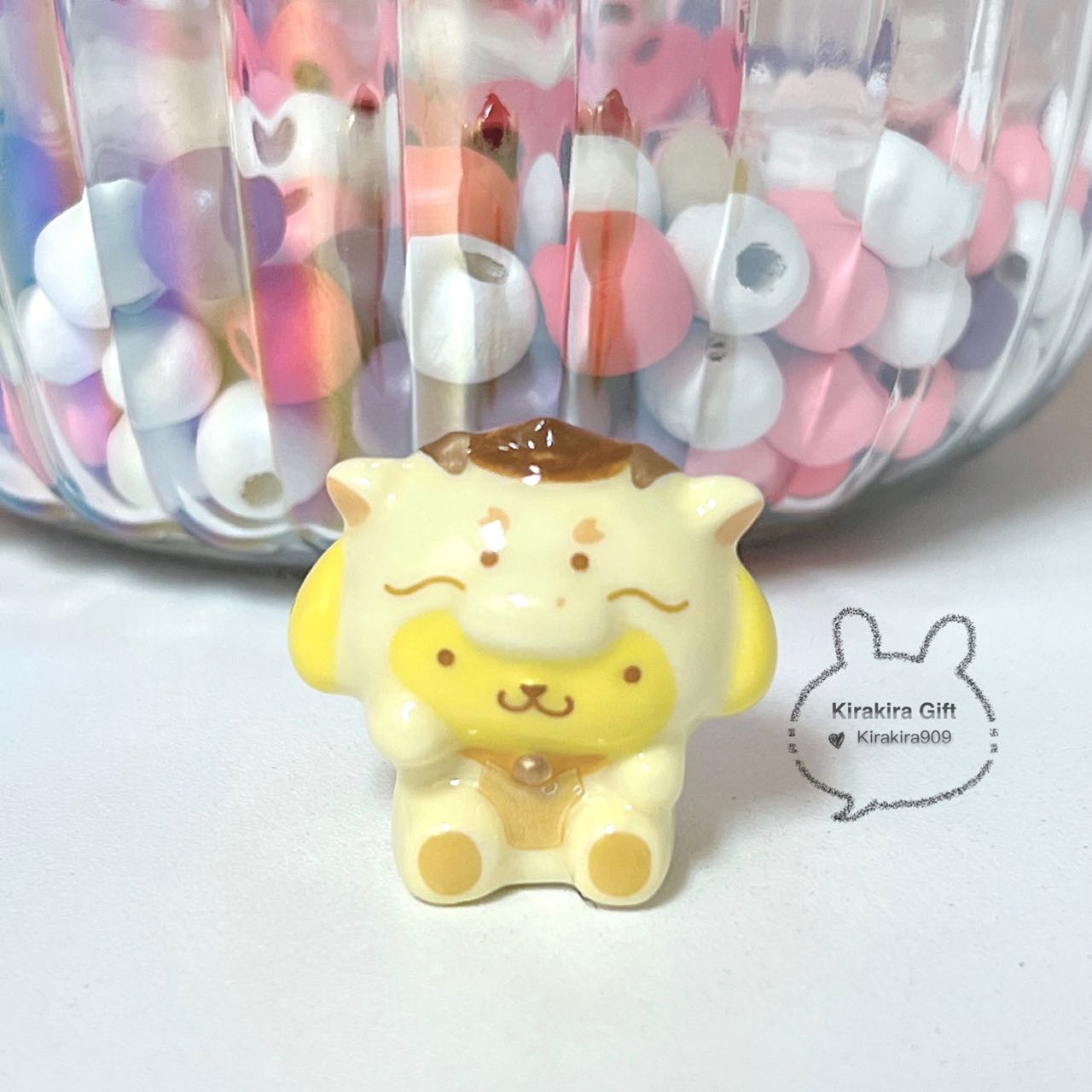 Pudding Dog Dragon Year Fortune Decoration