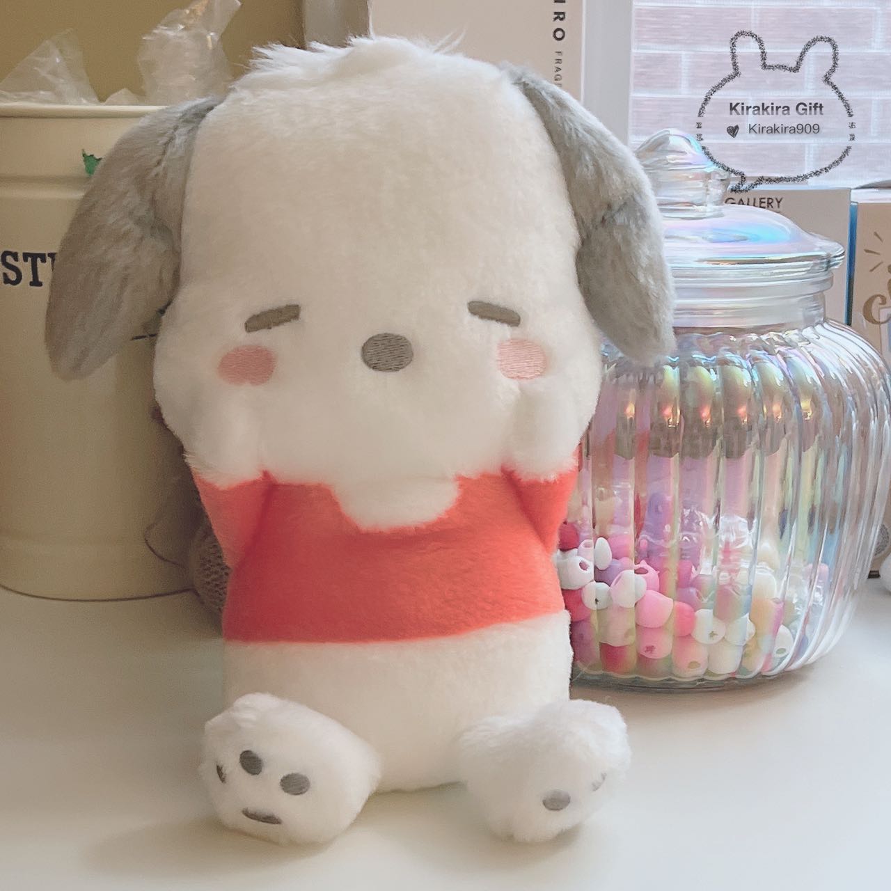 Pochacco Squishy Face plush doll