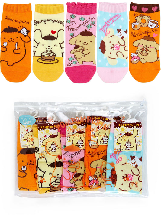 Pompompurin 5 Socks Set