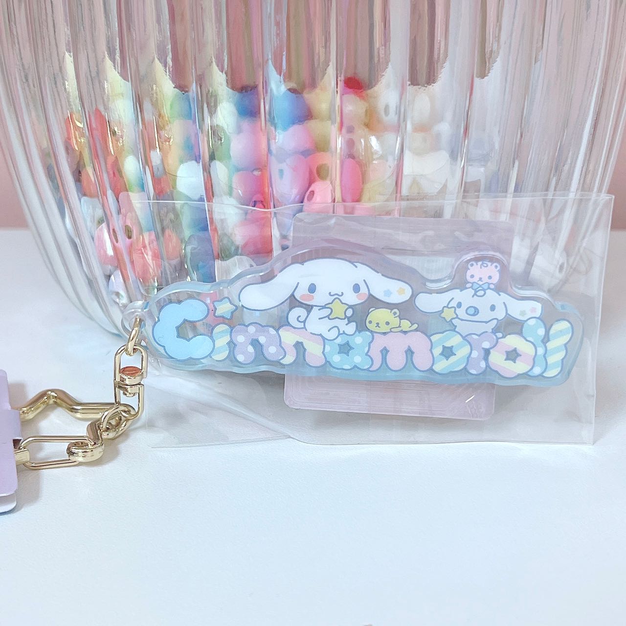 Cinnamoroll Milk Keychain