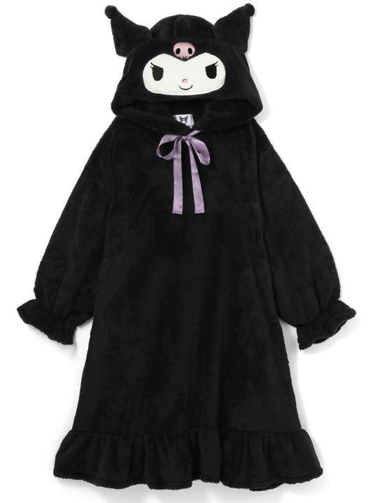 GRL Kuromi Hooded Sleep Dress