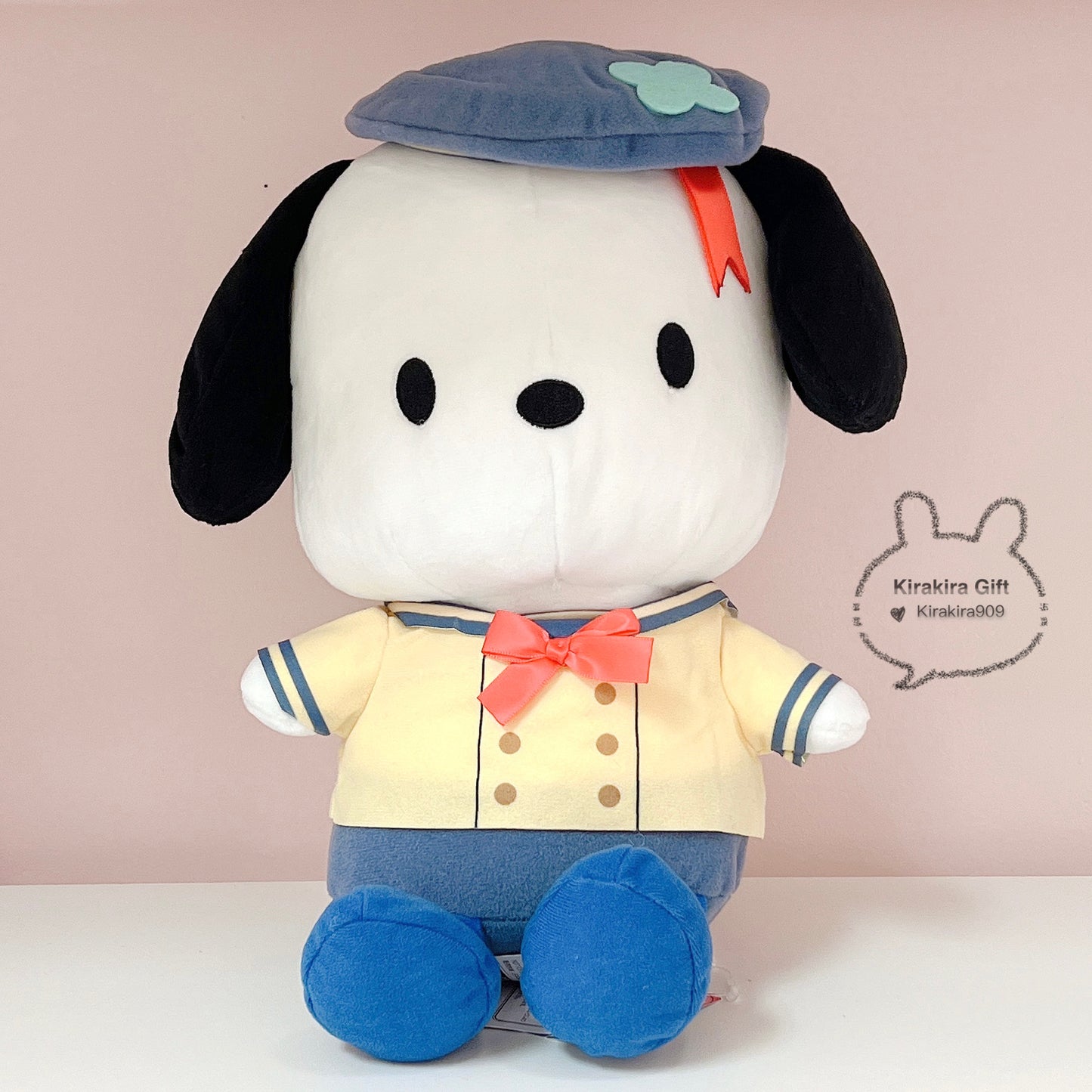Pochacco Navy Uniform Plush Doll