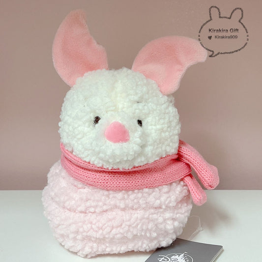 Piglet Snowman plush doll