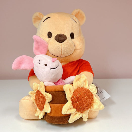 Winnie & Piglet Sunflower Plush Doll