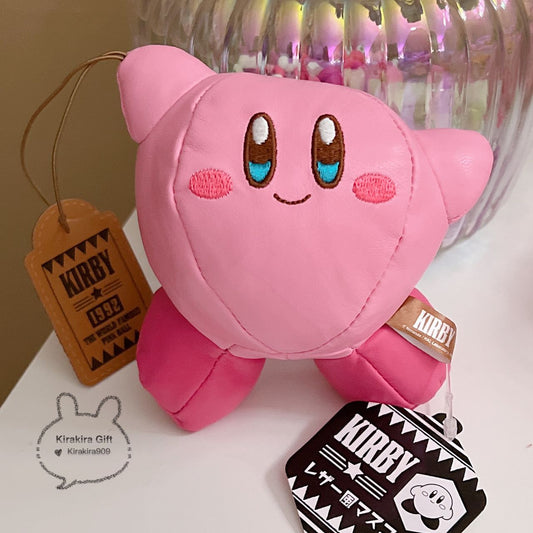 Kirby Leather Hanging Plush Charm