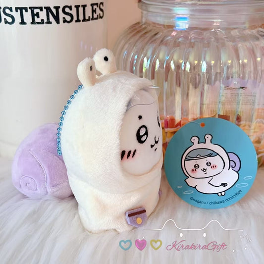 Hachiware Snail Plush Charm