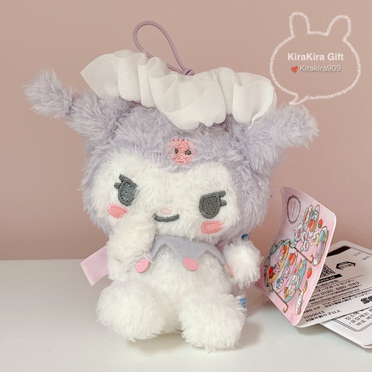 Sanrio Sweety Maid plush charm (Kuromi, My Melody, Cinnamoroll)