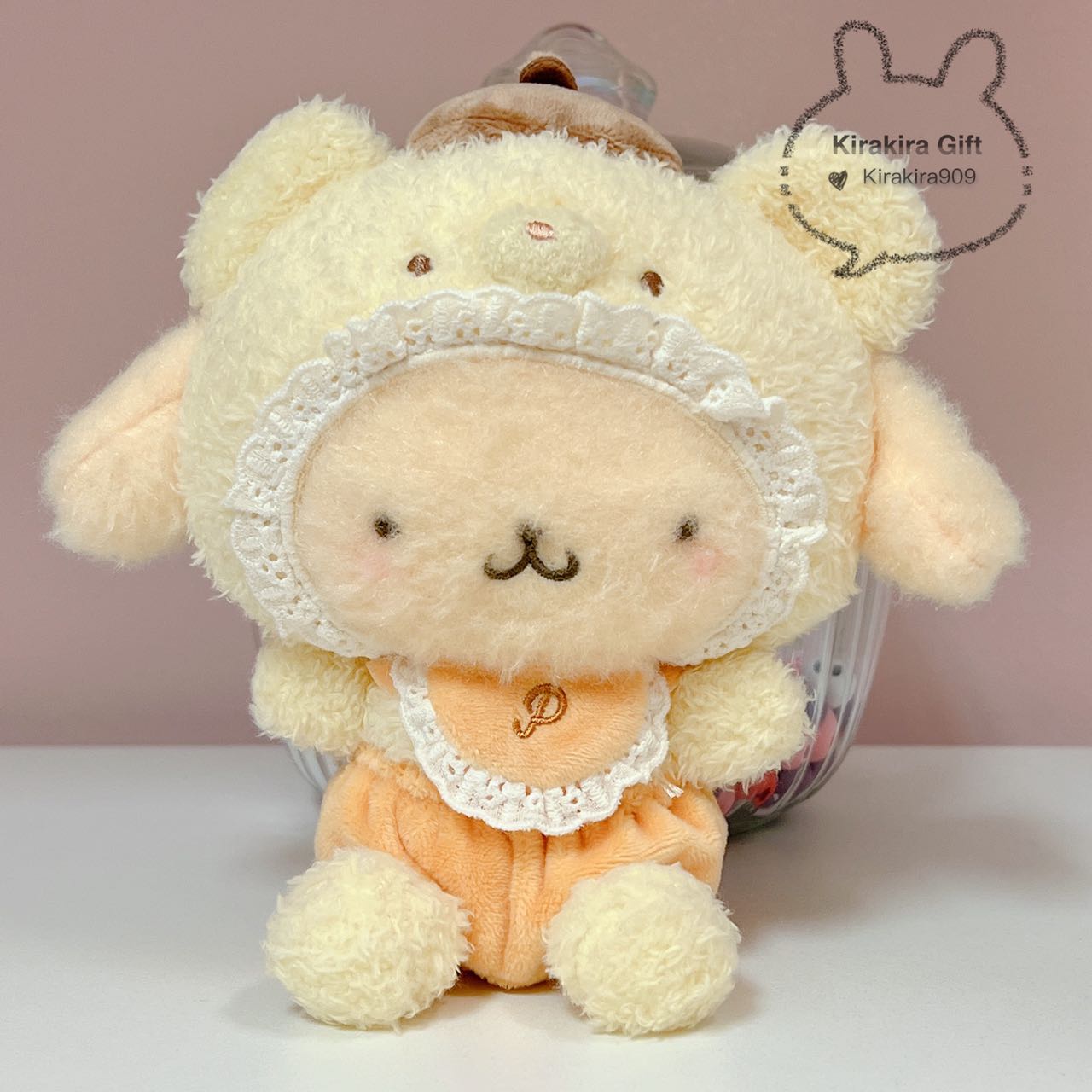 Pompompurin Milk Tea plush charm
