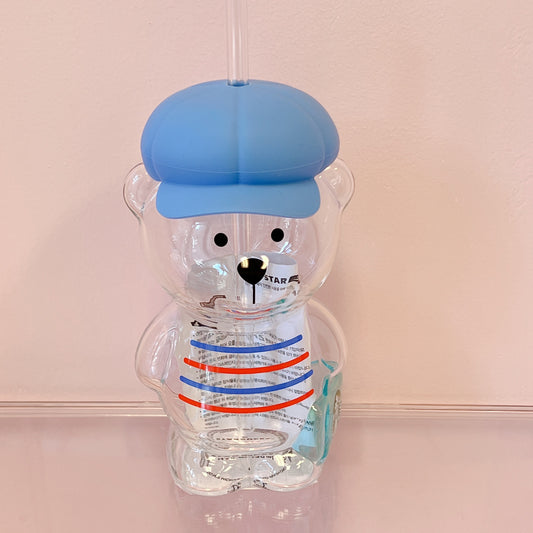 Korea Starbucks Bear Glass Cup