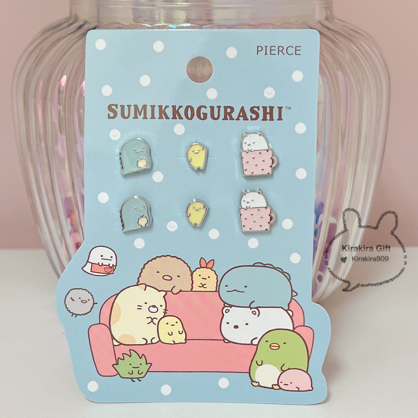 Sumikkogurashi earring set