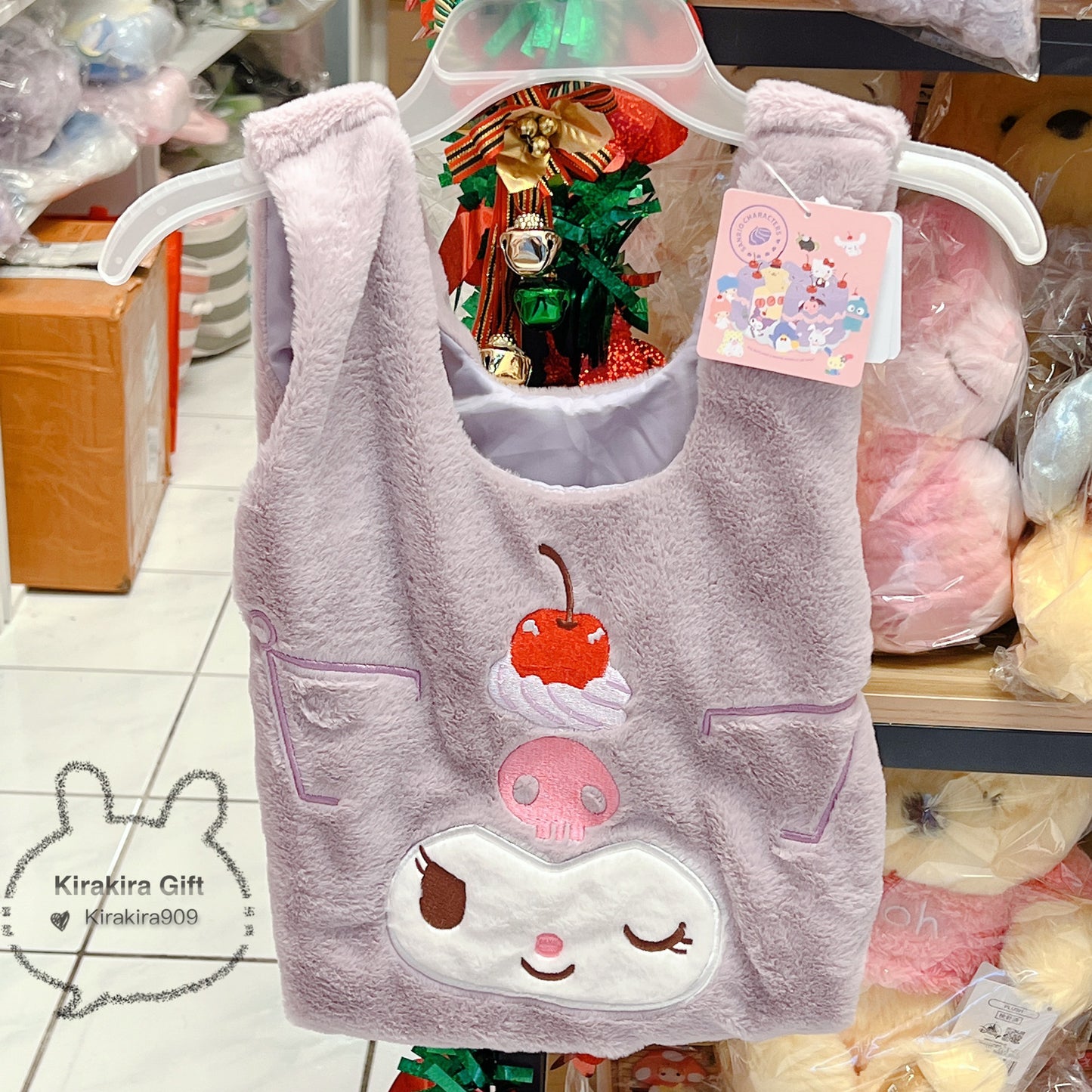 Kuromi Sweets Plush Tote Bag
