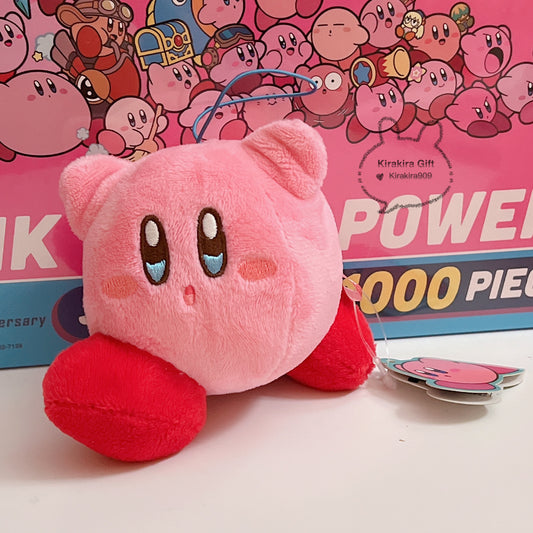 Kirby Light Blue Eyes Walking Plush Charm