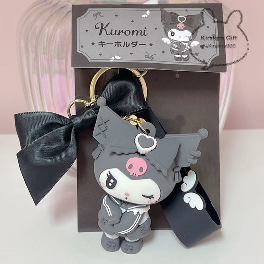 Kuromi Jirai Kei Keychain