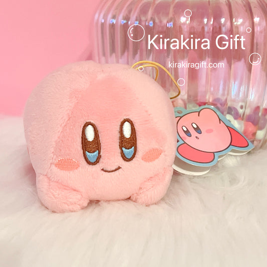 Kirby Light Blue Eyes Cute Plush Charm