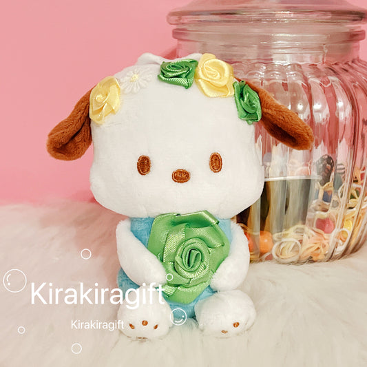 Pochacco Flower Plush Charm