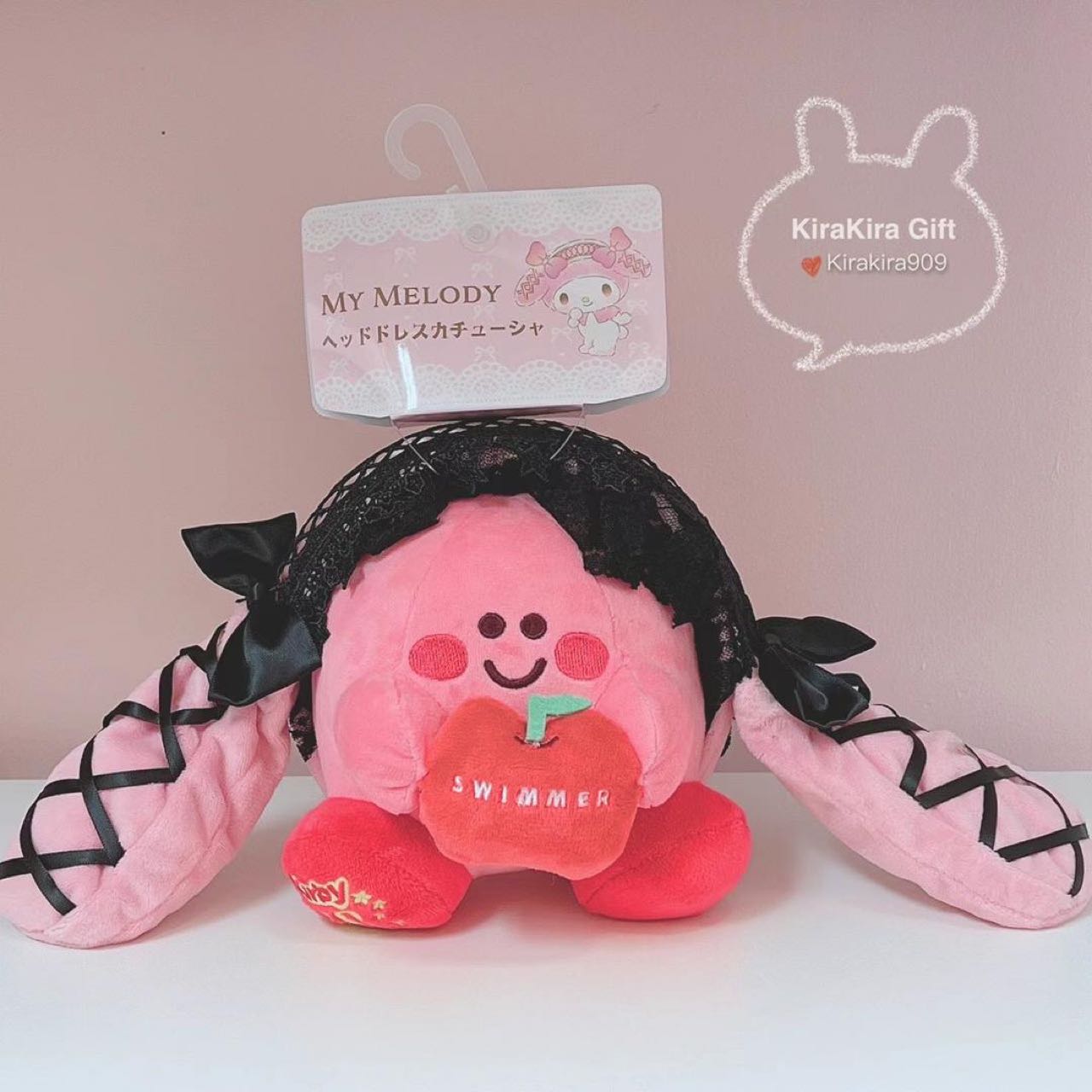 My Melody Landmine Hairband (Black Pink)