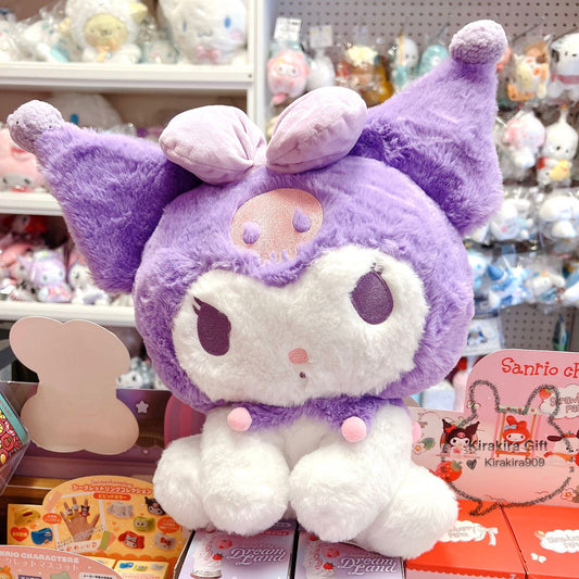 Kuromi Purple Hand-Rubbing Giant plush doll