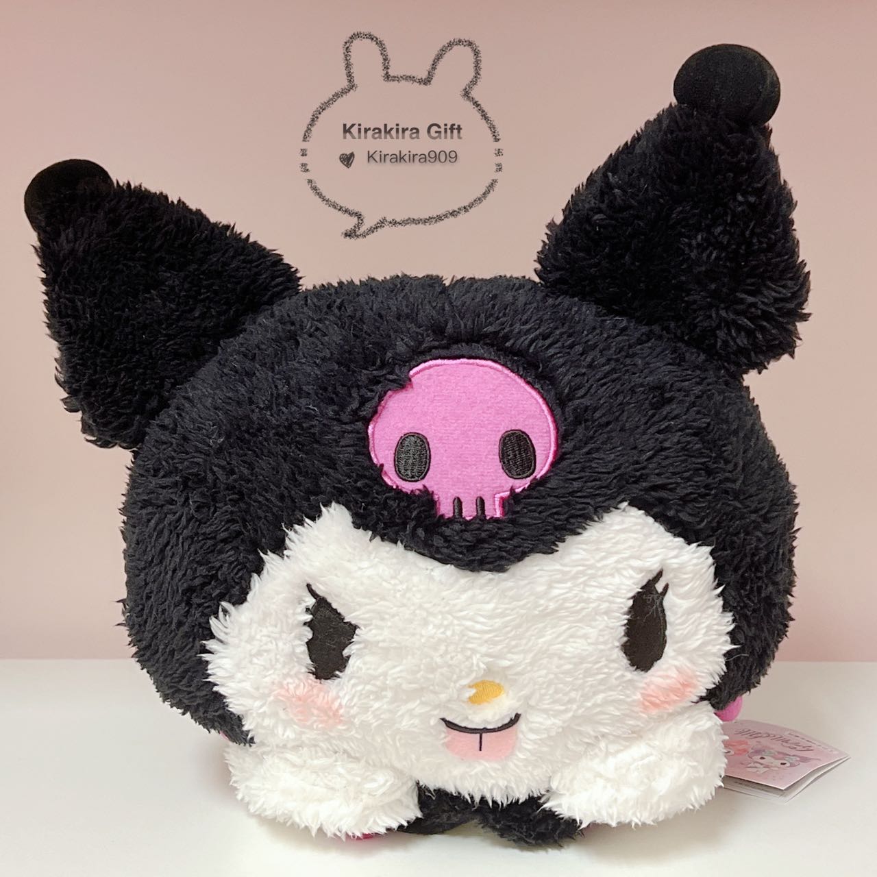 Kuromi Lying Tongue-out Plush Doll