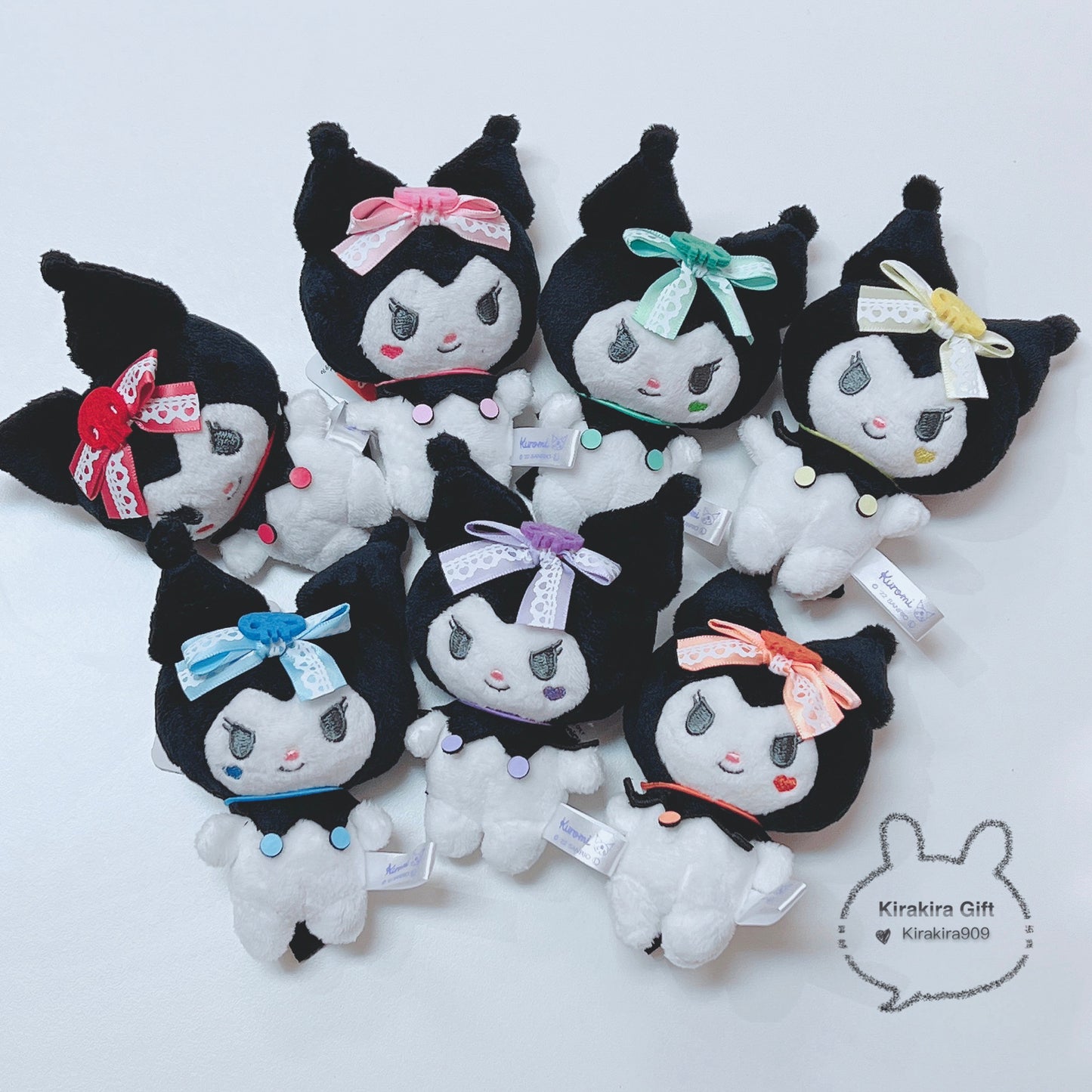 Kuromi Colorful Plush Charm