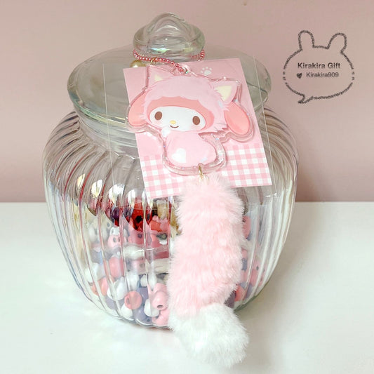 My Melody Bell Tail plush charm