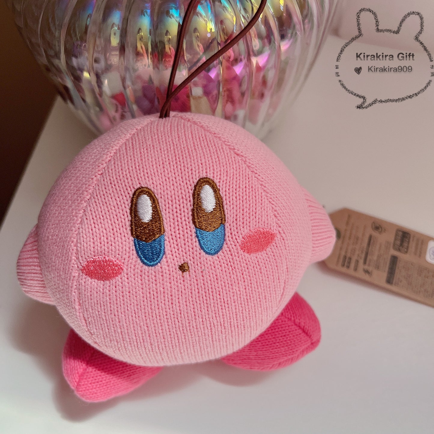Kirby Wool knitting Plush Charm