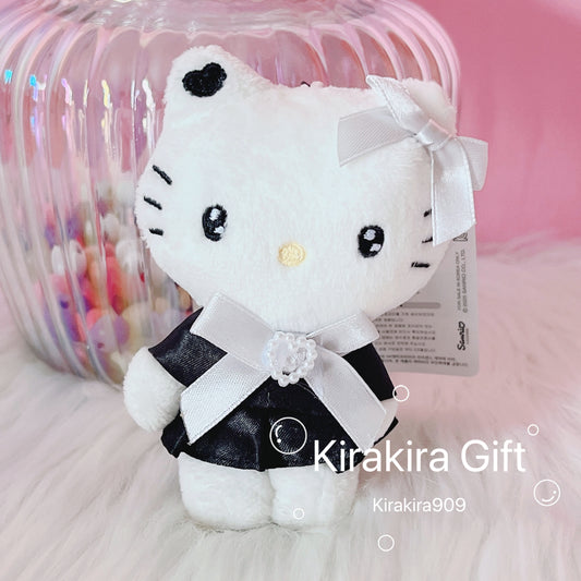 Hello Kitty Black and White Plush Charm