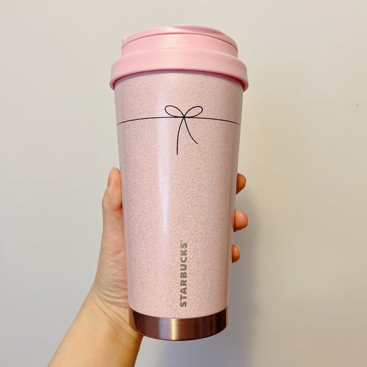 Japan Starbucks Pink Stainless Steel Vacuum Insulated Tumbler