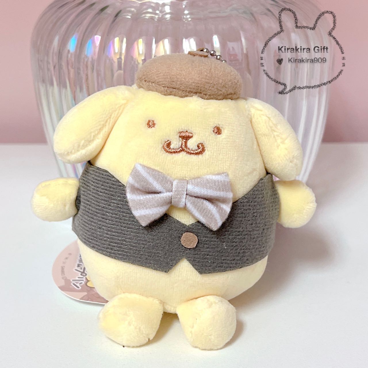 Pompompurin Vest Suit plush charm