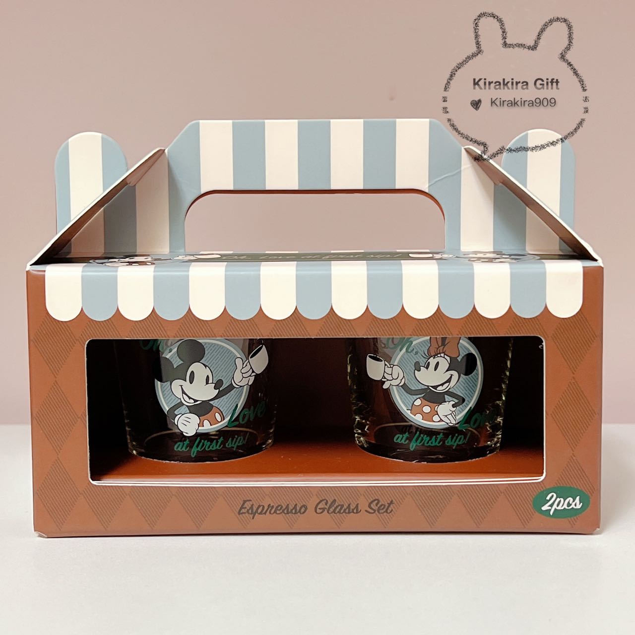 Korean Starbucks Mickey Mouse Wine Set