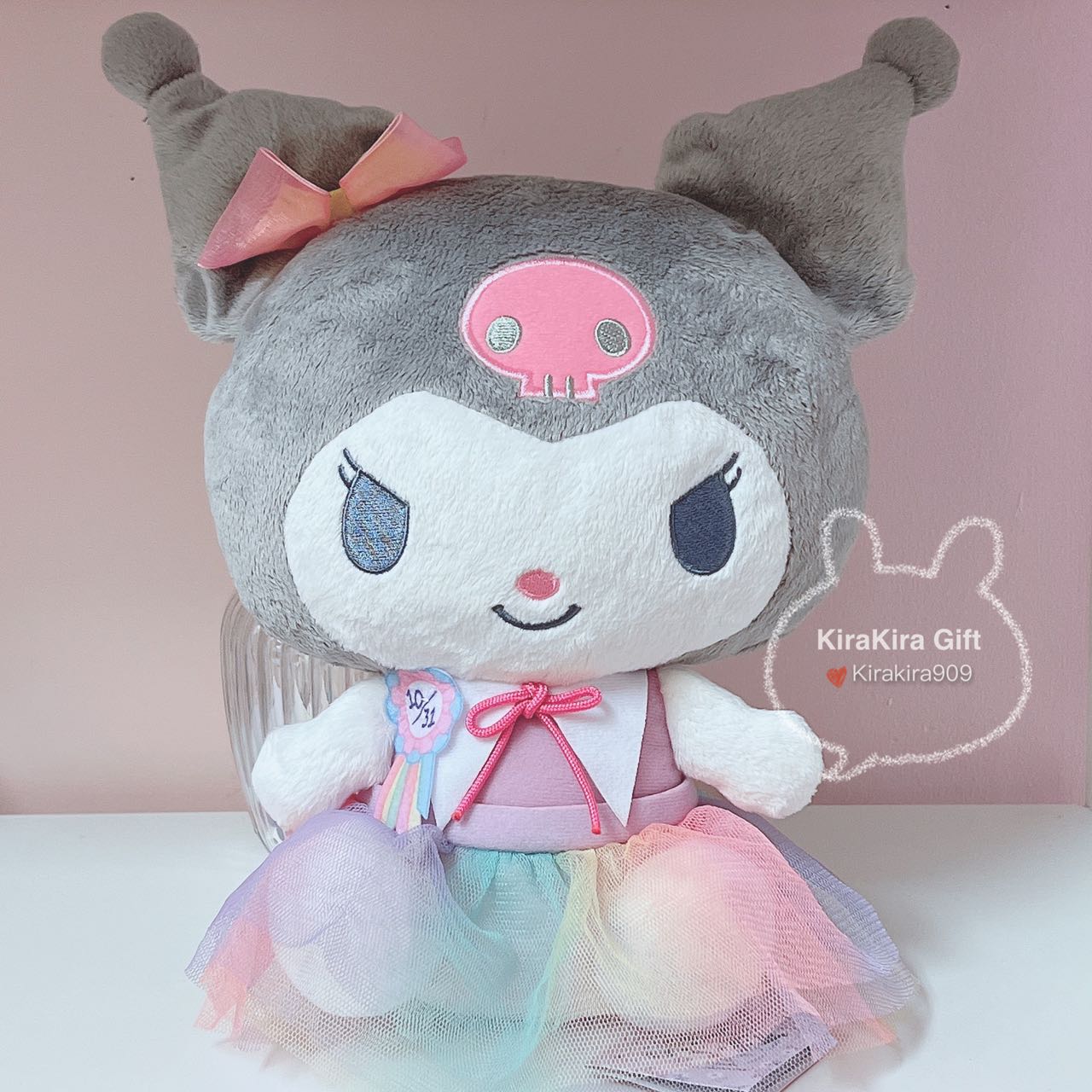 Kuromi Birthday Tulle Dress plush doll