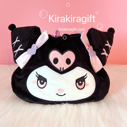 Kuromi Heart Drawstring Pockets
