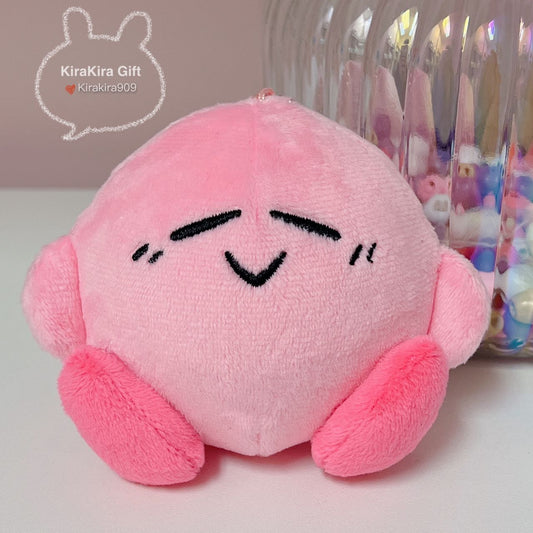 Kirby Manga Face Slow-Rise plush charm