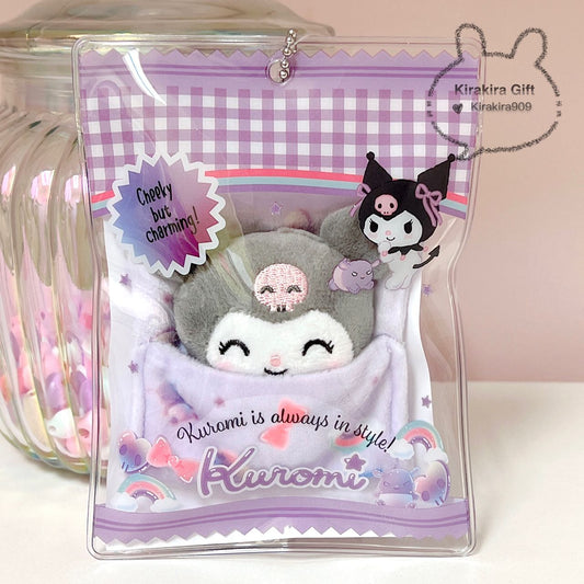 Kuromi Snack Plush Charm
