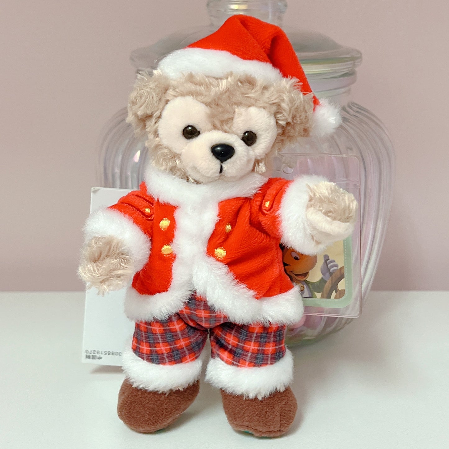 Shanghai Disney Duffy Christmas Plush charm