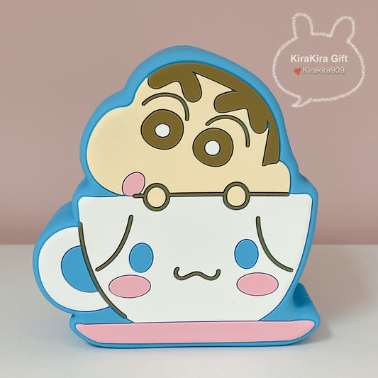 Cinnamoroll X Shin-chan Pouch Bag Teacup