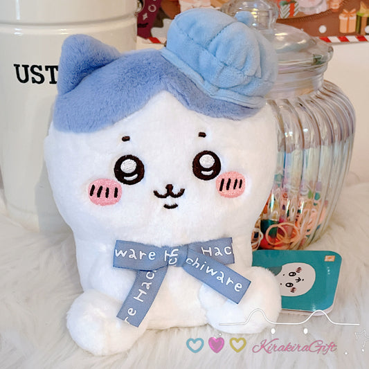 Hachiware Ribbon Plush Doll