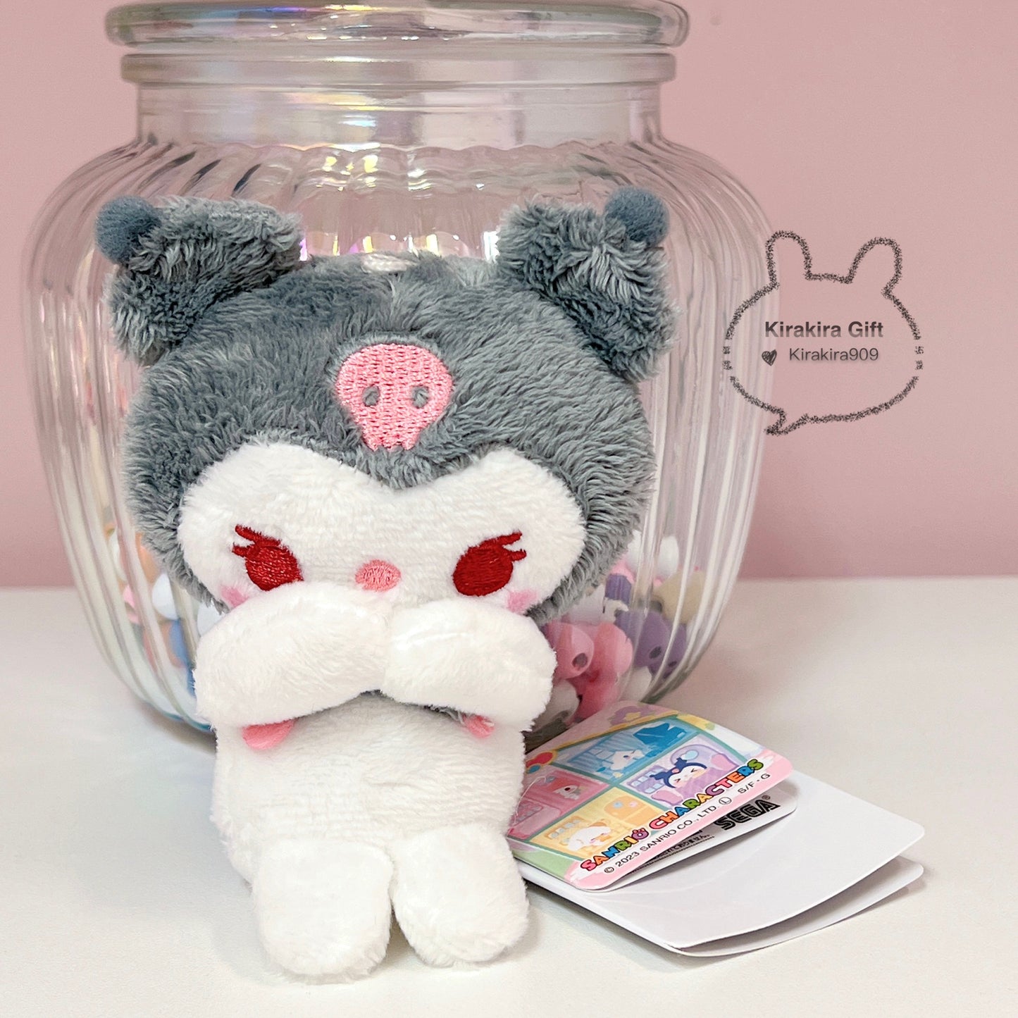 Kuromi Red Eyes Plush Charm