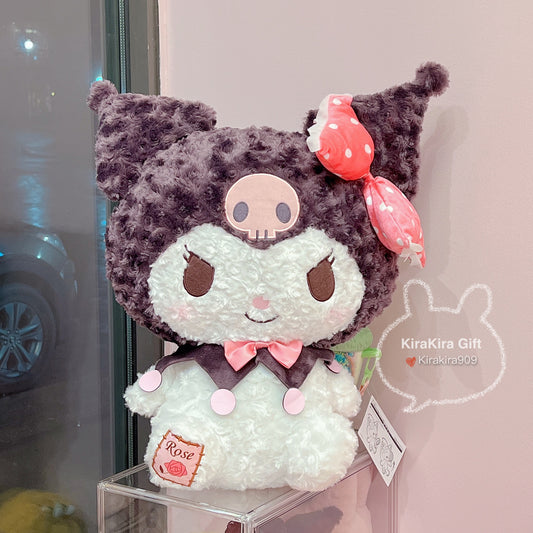 Kuromi Rose Cruve Hair Big Plush Doll